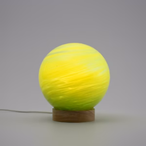 Glowing Orb Lamp