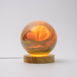 Glowing Orb Lamp
