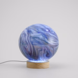 Glowing Orb Lamp