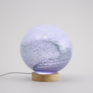 Glowing Orb Lamp