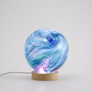 Glowing Orb Lamp